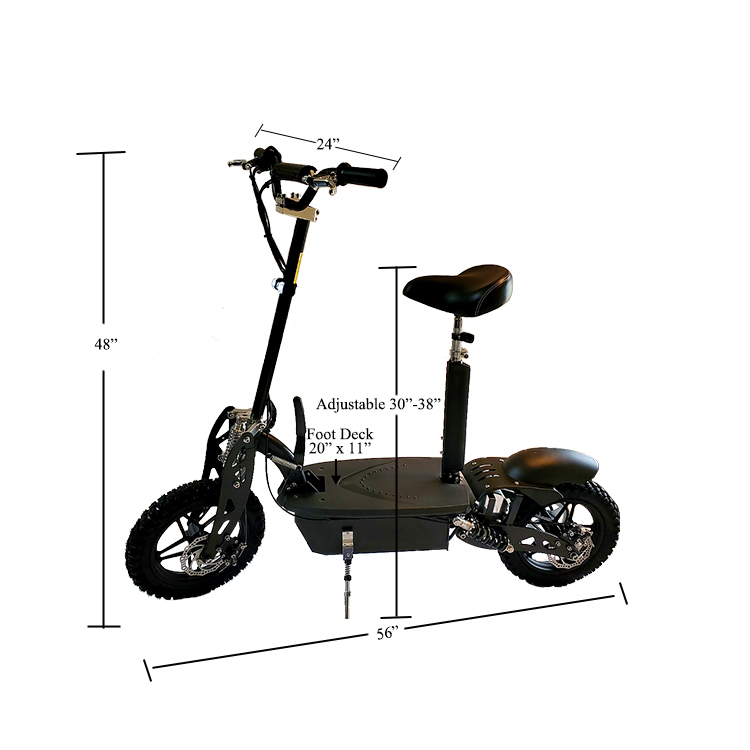 2000watt-scooter-dimensions